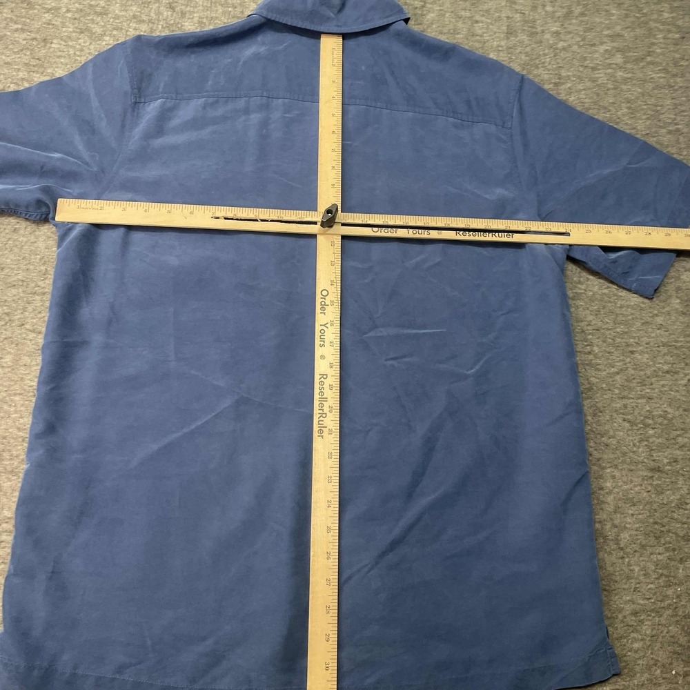 Helly Hansen Shirt Mens Large Button Down Casual Short Sleeve Blue Versatile - Picture 5 of 7